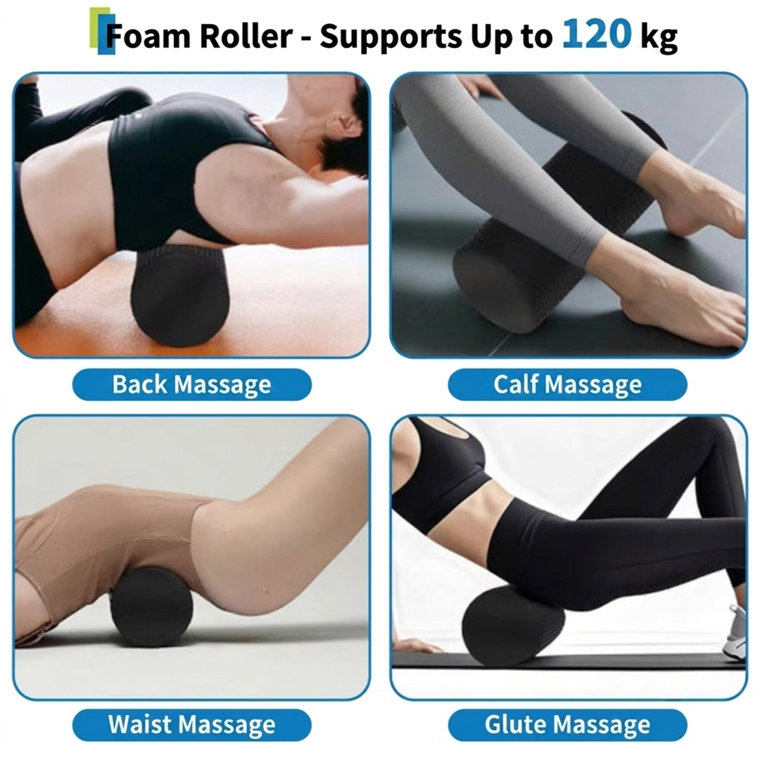 Foam Roller & Muscle Massage Kit (7-in-1)