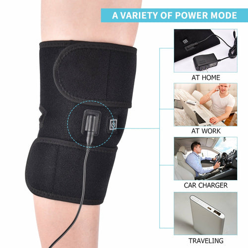 Thermal-Relief Heating Knee Brace