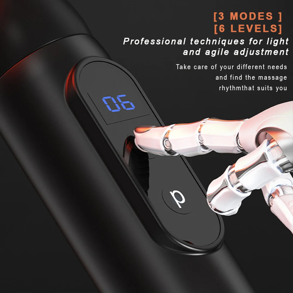 Pro-Reach Extended Handle Massage Gun