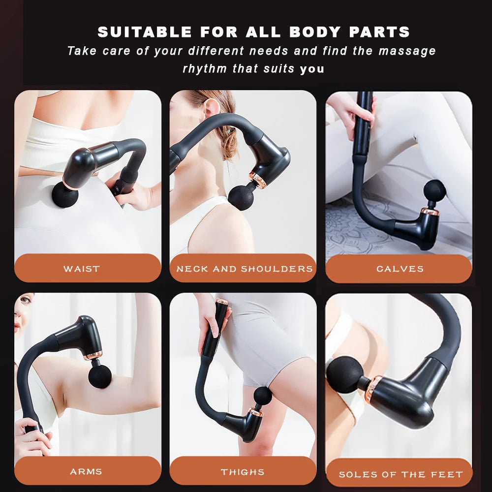 Pro-Reach Extended Handle Massage Gun